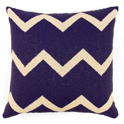 Harlequin Embroidered Throw Pillow