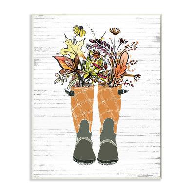 « automne feuillage bottes, automne saisonnier design », art textuel