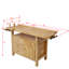 Établi en bois pour atelier et maison