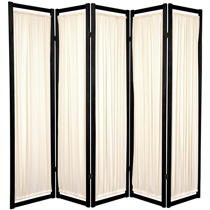 Cloison pliante Michelle H 72 ", Noir, 5