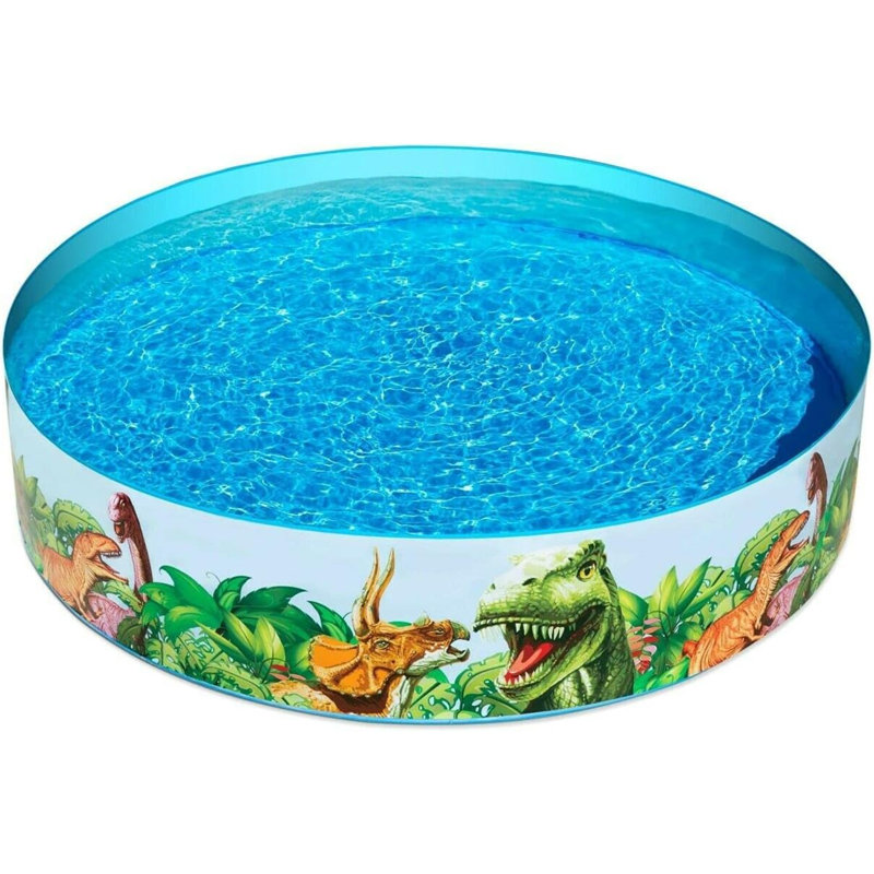 Round Inflatable Pool 38.1cm H x 183cm W x 183cm L