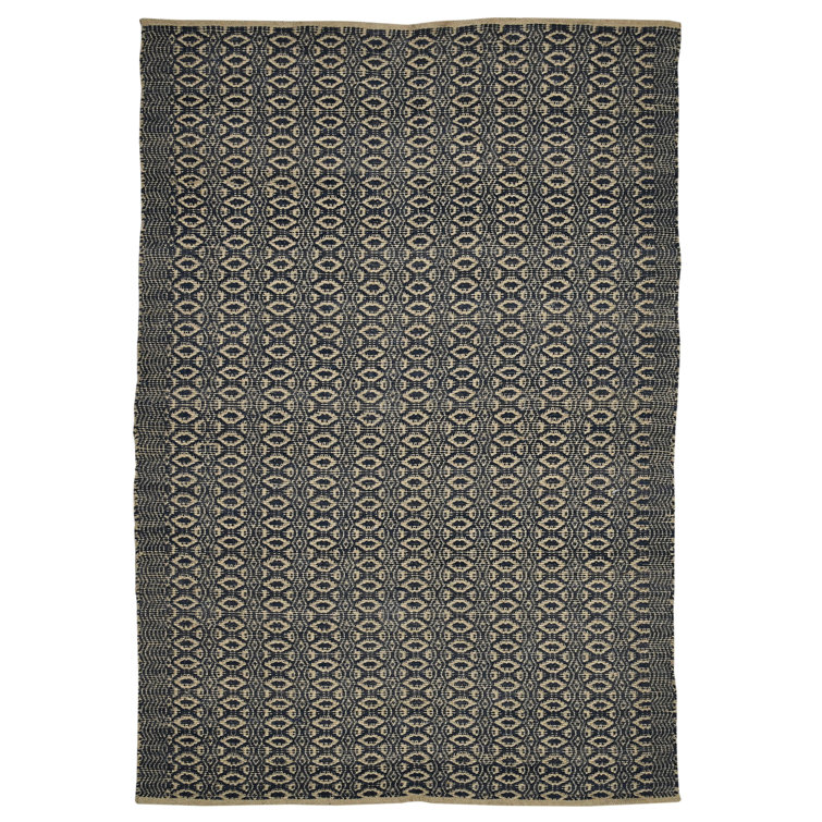 Bertrand Handwoven Eco-Friendly Low-Pile Jute Blend Area Rug