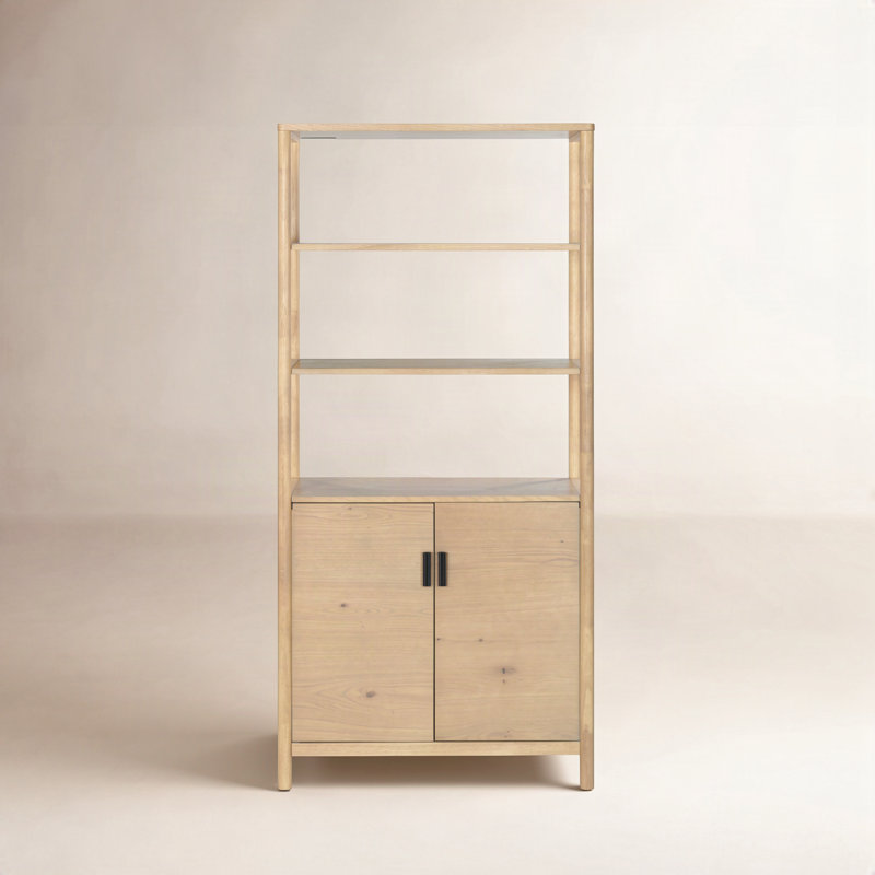 Jaylessa 5 Shelf Wood Bookcase