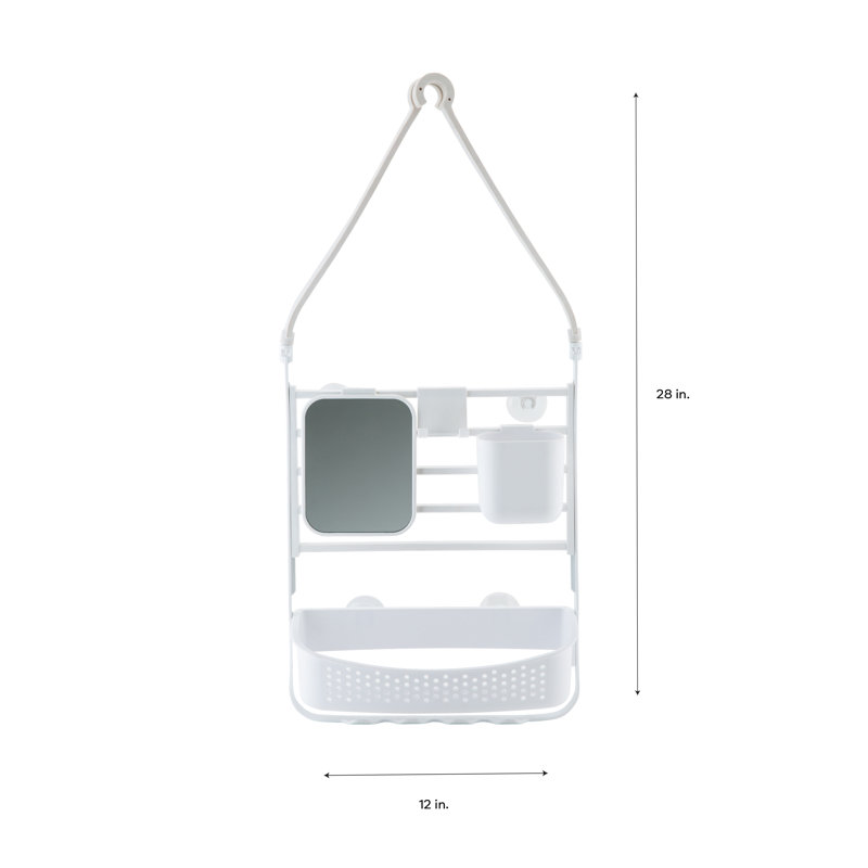 Serviteur de douche suspendu , Blanc