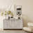 Accent Cabinet Farmhouse Style 4 Door Wooden Cabinet Sideboard Buffet Server Cabinet Storage Cabinet, For Living Room, Entryway, Hallway, Office, Kitchen And Dining Room-373204795