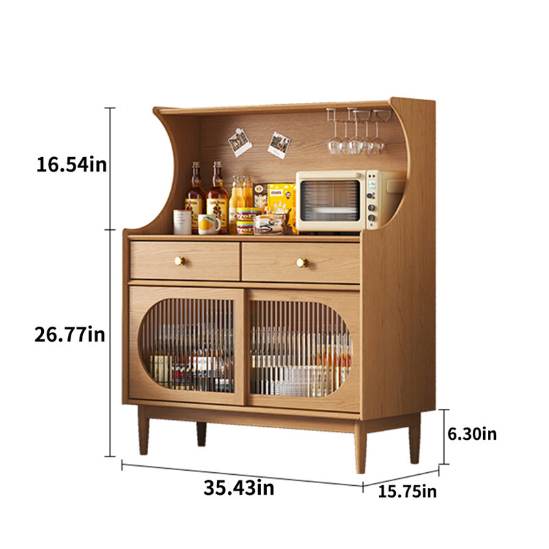 Armoire d'appoint en bois massif All Lock