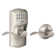 Accent Keypad Lever with Camelot Trim