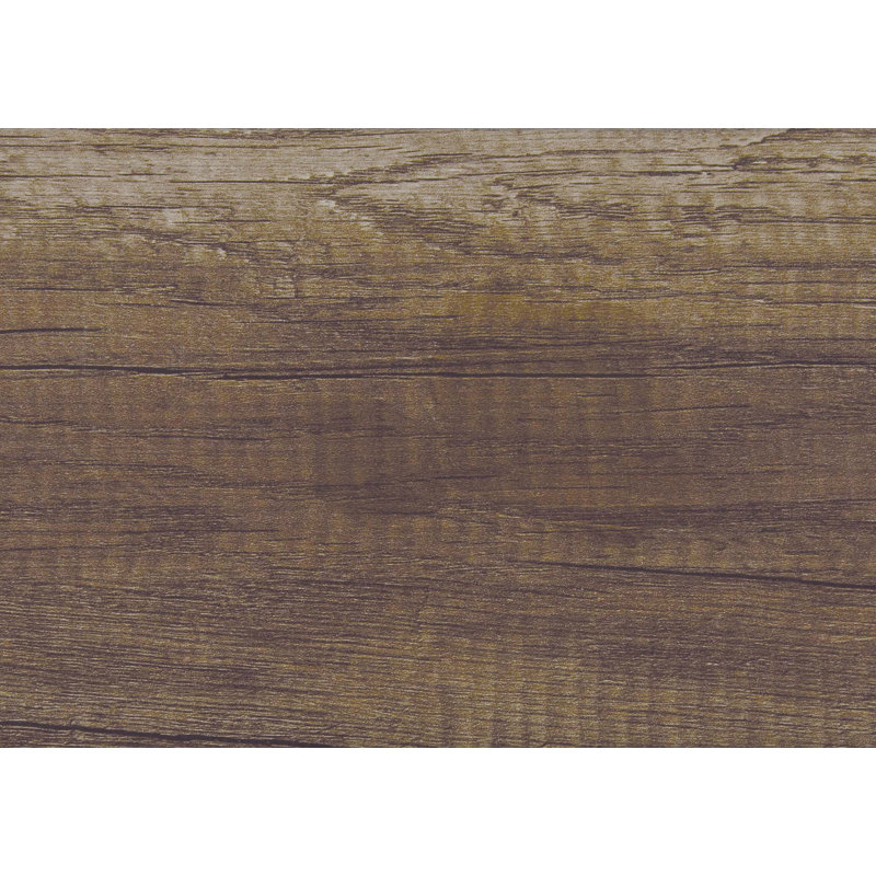 Mobilier de chambre à coucher de style rustique à motif de ligne moderne patiné avec finition en pin vieilli 1pc (seulement lit)