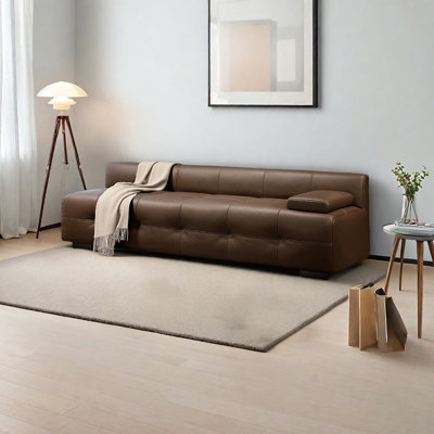 Élégante chaise longue élégante en similicuir