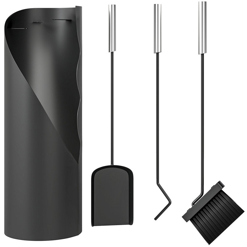 Metal Fireplace Tool Set