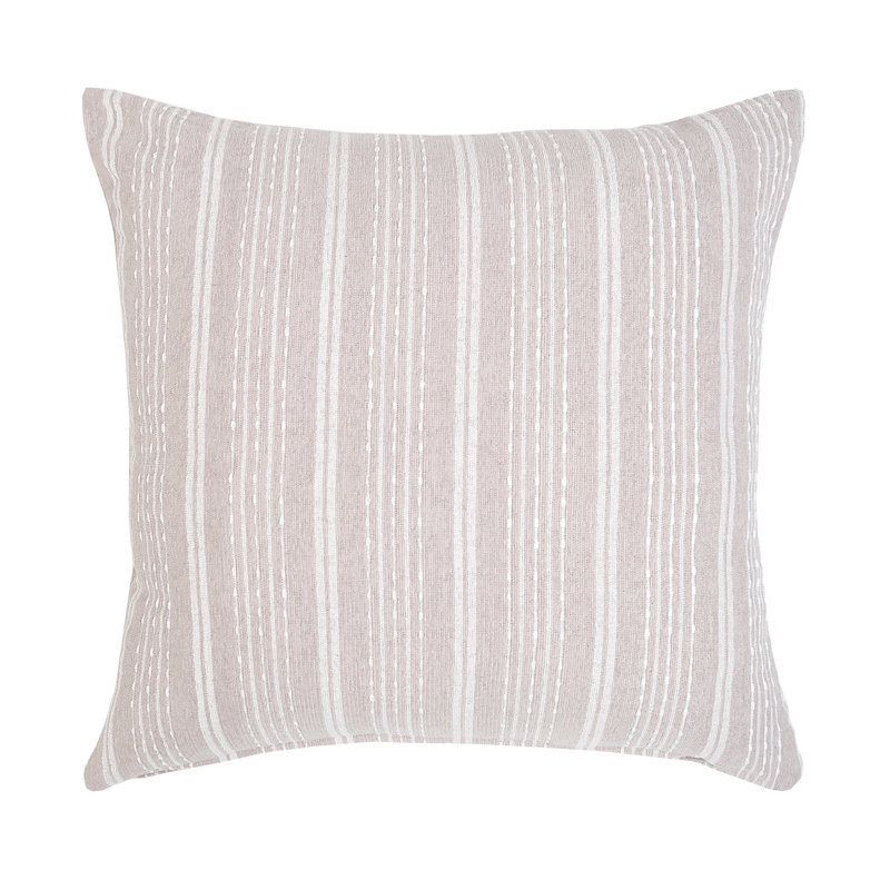 Taie décorative euro rayé en chenille Linwood
