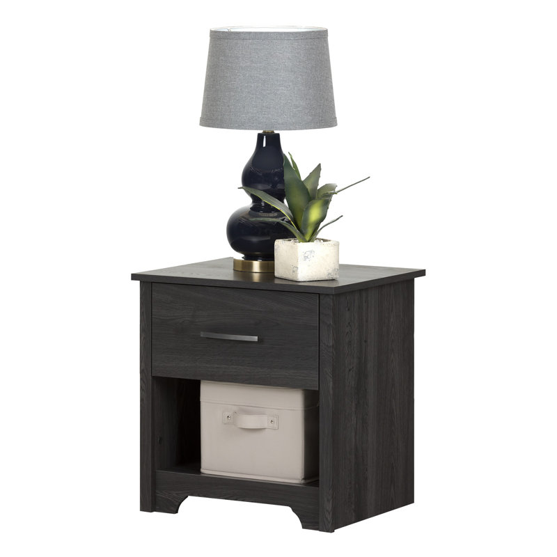 Fusion 1 - Drawer Nightstand, Gray Oak