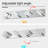 26" Modern Chrome 4-Light LED Vanity Light