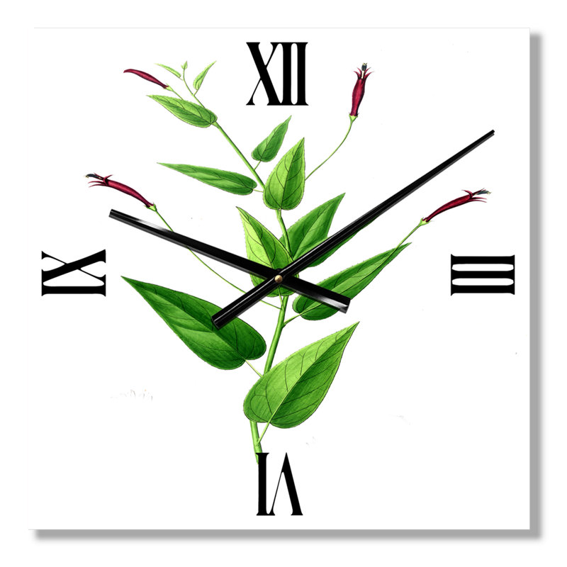 Vintage London Plants VII - Horloge murale traditionnelle, Petit