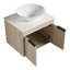 Meuble-lavabo mural 24 po avec lavabo en céramique