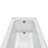 Streamline 66 in. x 32 in. Acrylic Left-Hand Drain Alcove Bathtub in Glossy White With External Drain-101700381