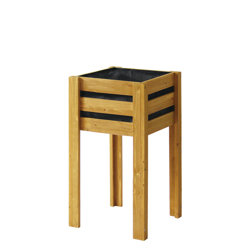 Pot à fleurs en bois Muktar
