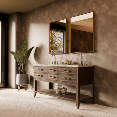 Double Bathroom Vanity with Top