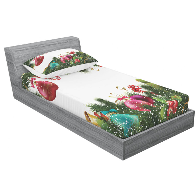 Microfiber Sheet Set, Twin Sheet Set with Fitted Sheet