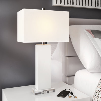 Lampe de table 27 po albâtre Holtz