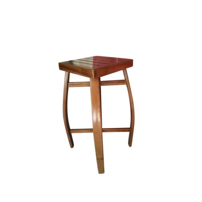 Tabouret en bois massif de 30 po