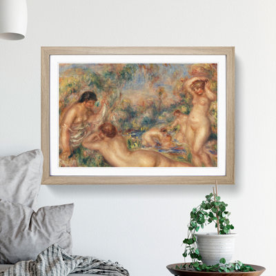 Bathers by Pierre-Auguste Renoir - Picture Frame Painting