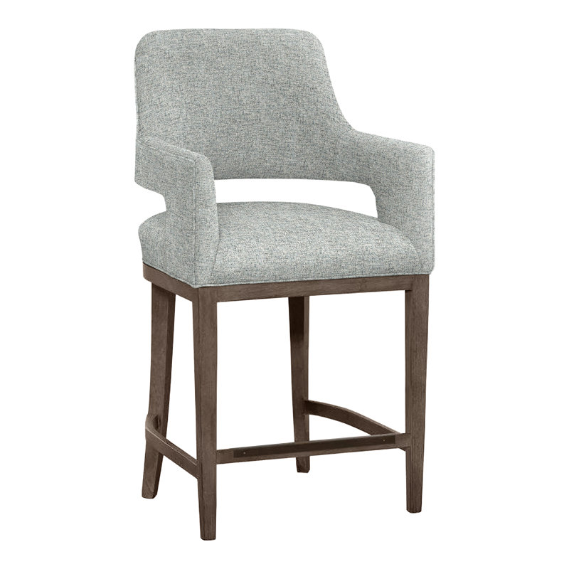 Tabouret de bar et de comptoir Josie, Mica, Platine 3160, Bar Stool (30.5” Seat Height)
