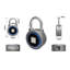 Bluetooth & Fingerprint Lock, Up to 10 fingerprints, Remote Access of records