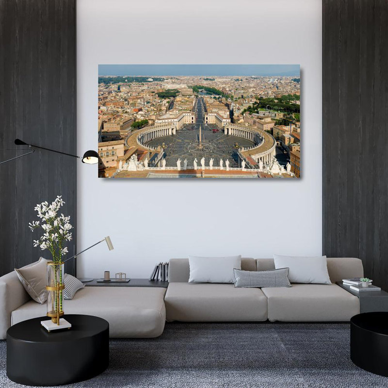 Saint-Pierre, Cité du Vatican, Rome, H 27 po x l 48 po