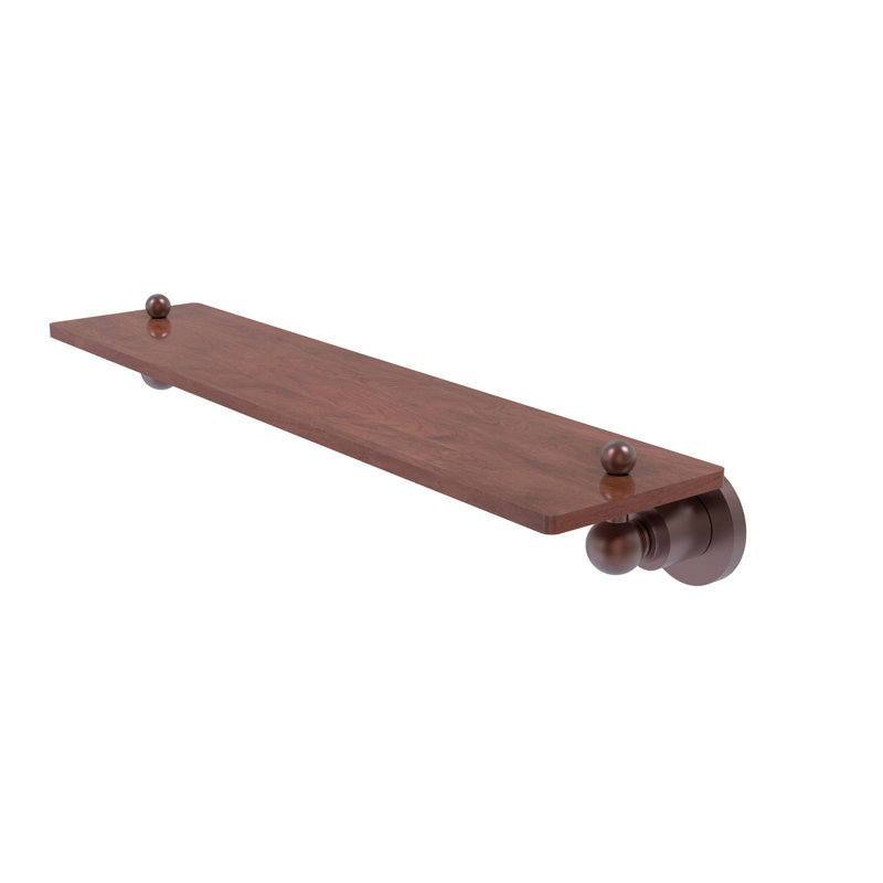 Lera Bracket Shelf, Antique Copper, 2.5" H x 22" W x 5" D