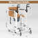 Multi-Functional Lift Transfer Chair Commode For Home