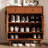 Chinese style simple shoe cabinet side cabinet 12 Pair Shoe Storage Cabinet