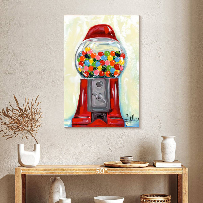 Yarlin Bubblegum Machine, 36" H x 24" W