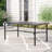 Rectangular Iron Outdoor Dining Table Yes , 67 " W 38 " D