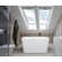 49'' x 28'' Acrylic Freestanding Soaking Bathtub Sit-In Design,with Chrome Overflow and Drain