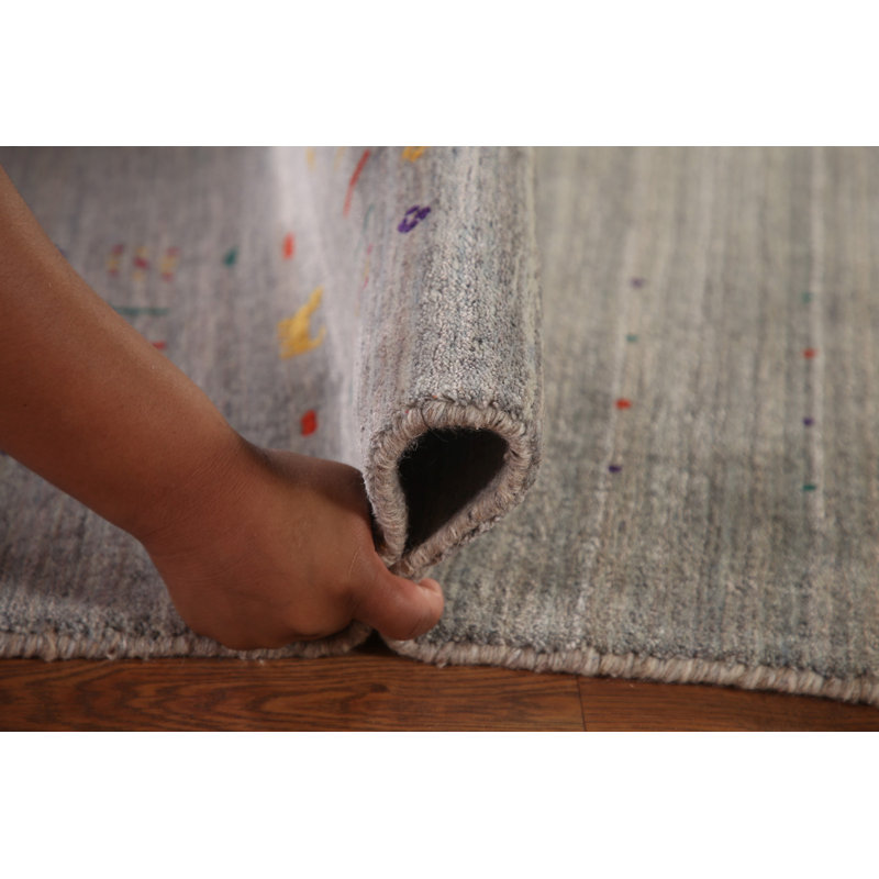 Tapis oriental fait à la main Gabbeh 9 x 12