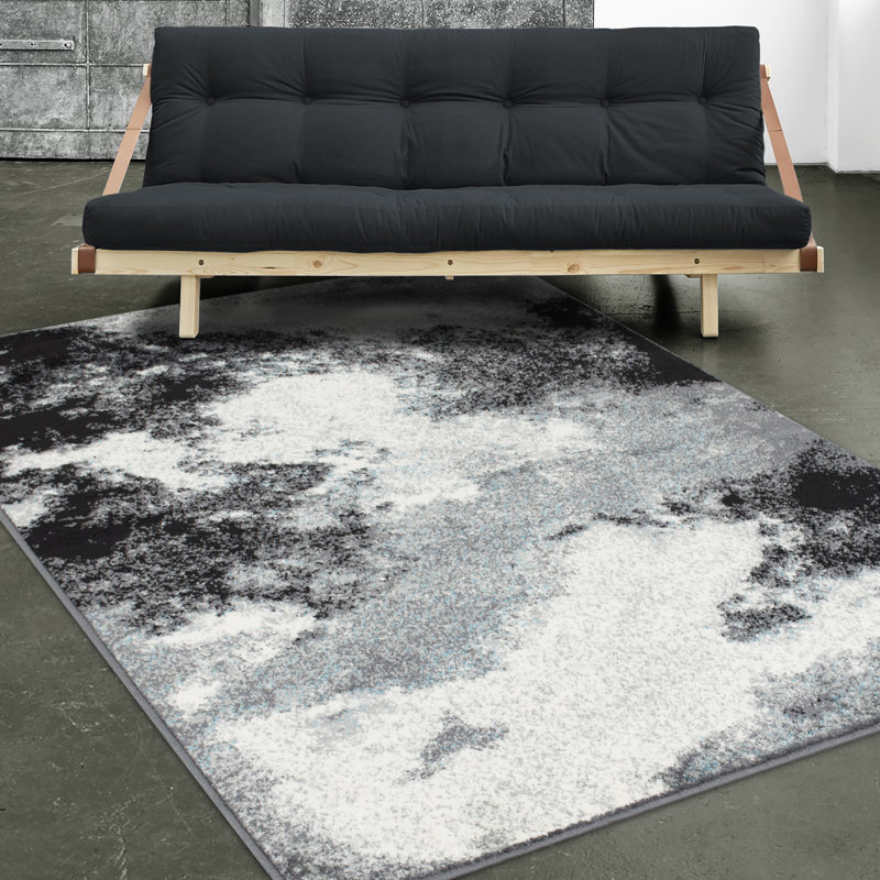 Washam Abstract Indoor Rug, Rectangle 5' x 7'