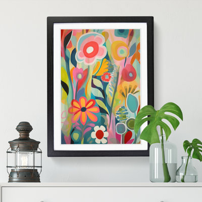 FRM-V0523-840X Flower Contemporary Vol.5 - Single Picture Frame Print