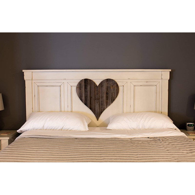 Décoration murale, H 8 po x l 8 po x P 0,38 po, Gris naturel vieilli