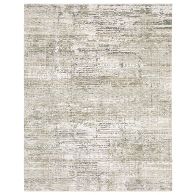 Gloria Distressed Abstract Beige/ Grey Area Rug