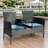 Tatiyona Rattan Outdoor Bench-573084029