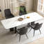 Modern Dining Chairs 54.8*46.9*83.2cm Tech Fabric Upholstery with Stylish Design Sofa-Level Cushioning Pet-Friendly Durable Scratch Resistant for Kitchen Dining Room or Home Office-1022161979-1022161957