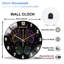 Horloge murale en verre 12 pi