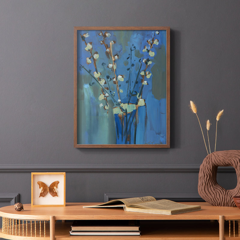 Winter Willow II, reproduction encadrée - bois massif, Brun, H 20 po x l 16 po