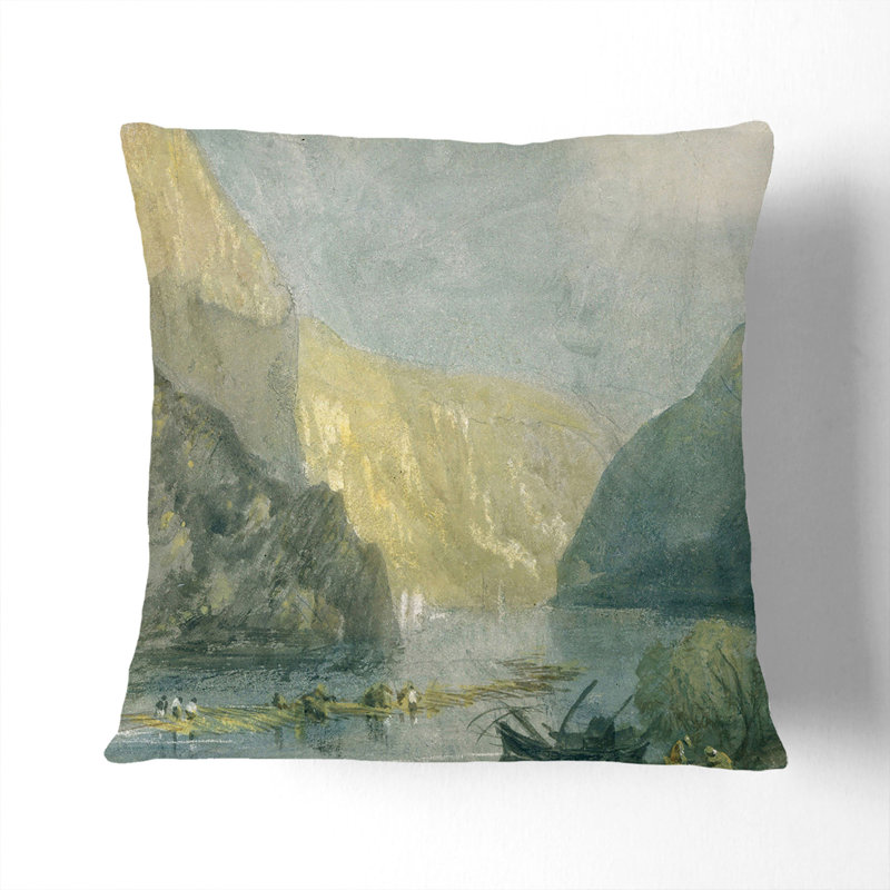 Square Cushion, 40cm H x 40cm W x 15cm D, White
