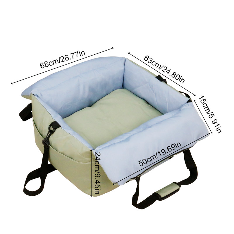 Pet Car Seat Bed, Green