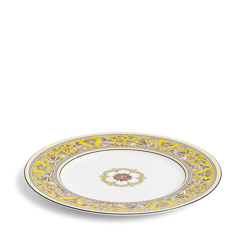 Wedgwood Florentine Colours Plate 10.7In, Citron