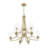 Annabell Burnished Brass 9 Light Chandelier-123384042-123384043