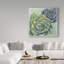 « plantes grasses i », reproduction de peinture à l’acrylique sur toile tendue-33413045
