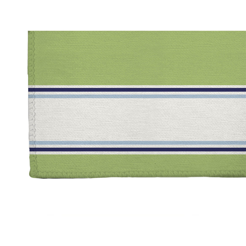 Cabana Stripe Outdoor Rug, Runner 2'6" x 8'